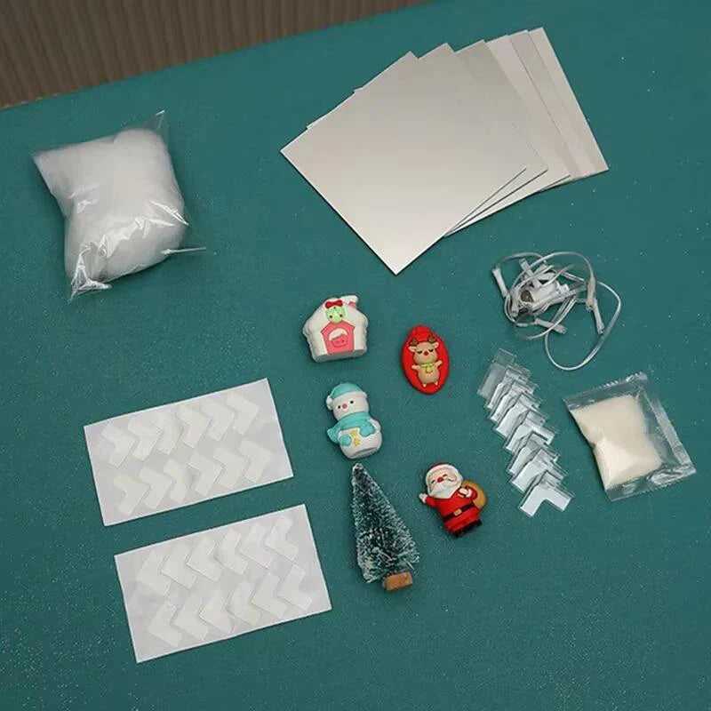 DIY Santa Claus Night Light Cube Design