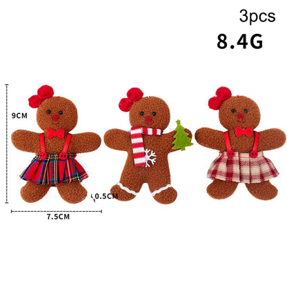 3PCS/Set Christmas Decoration Man